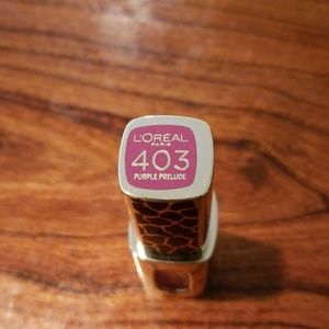 5/$25 L'Oreal Purple prelud 403 Lipcolor lipstick